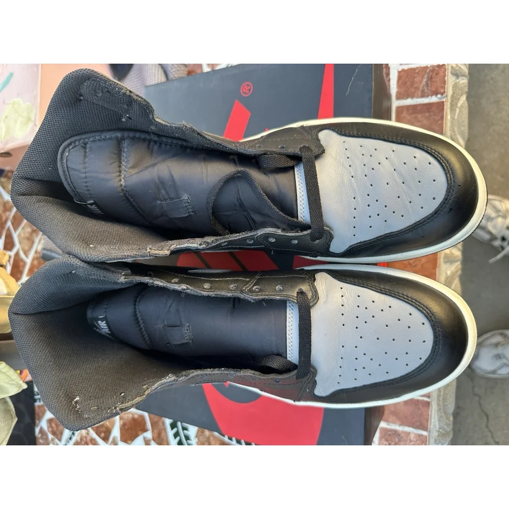 US seller-CA- Nike Air Jordan retro 1 size 12 555088-014 Og shadow 2013 - Picture 2 of 9